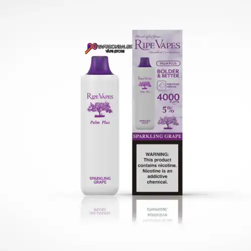 Ripe Vapes Palm Plus 4K disposable vape Sparkling Grape 4000 puffs - Egypt