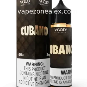VGOD Cubano Brown 60 ml MTL e-liquid available at VapeZoneAlex vape store Egypt