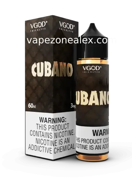VGOD Cubano Brown 60 ml MTL e-liquid available at VapeZoneAlex vape store Egypt