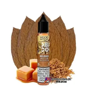 VGOD Tobacco Plus salt nic e-liquid Belgian Butterscotch flavor in Egypt