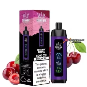 Cherry Fiesta Al Fakher disposable vape with 8000 puffs الفاخر