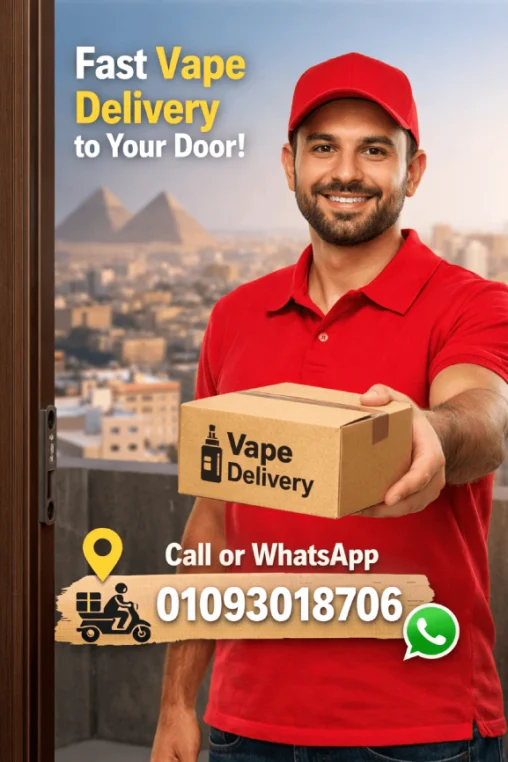 Disposable vapes and salt nic e-liquids with vape delivery in Egypt