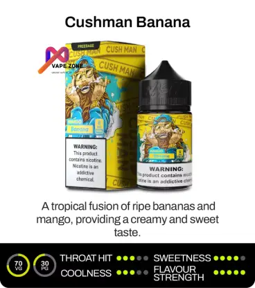 Nasty cushman banana mango e-liquid in Egypt