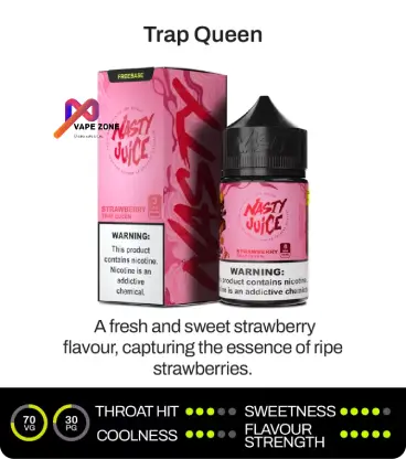 Nasty juice trap qween e-liquid at VapeZoneAlex vape store