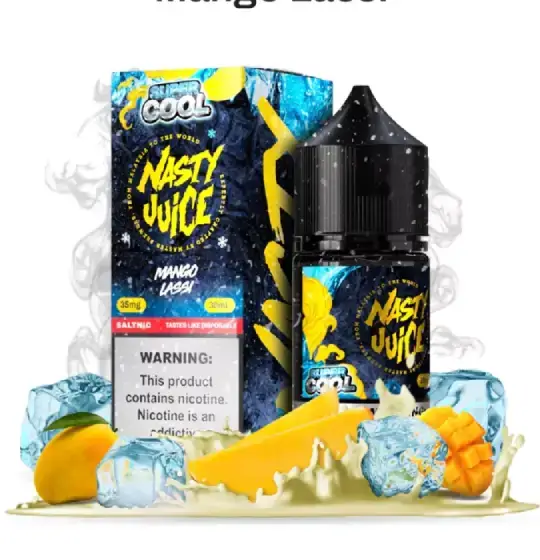 nasty supercool mango lassi salt nic e-liquid
