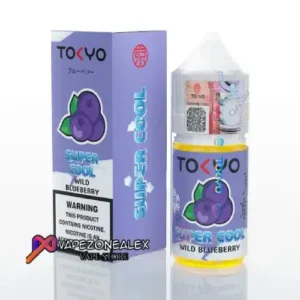 tokyo super cool wild blueberry salt nic