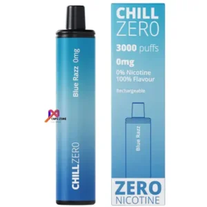 Chill Zero 3000 Puff No Nicotine Disposable Vape - Blueberry Egypt vape store