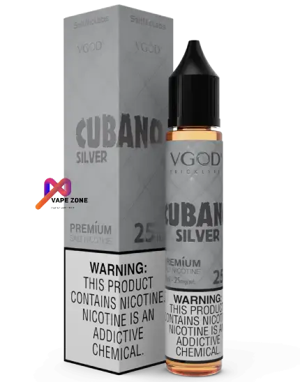 VGOD Cubano Silver salt nicotine e-liquid 25mg 30ml tobacco flavor Egypt